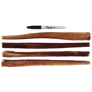 Clean Run Tuesday's Natural Dog Company Odor-free Bully Sticks - Thick, 12 in.