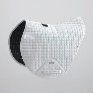 Close Contact Cotton Cross Country Saddle Pad White