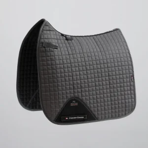 Close Contact Cotton Dressage Saddle Pad Grey