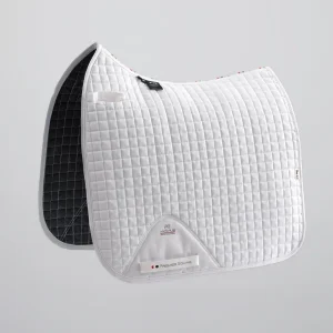 Close Contact Cotton Dressage Saddle Pad White