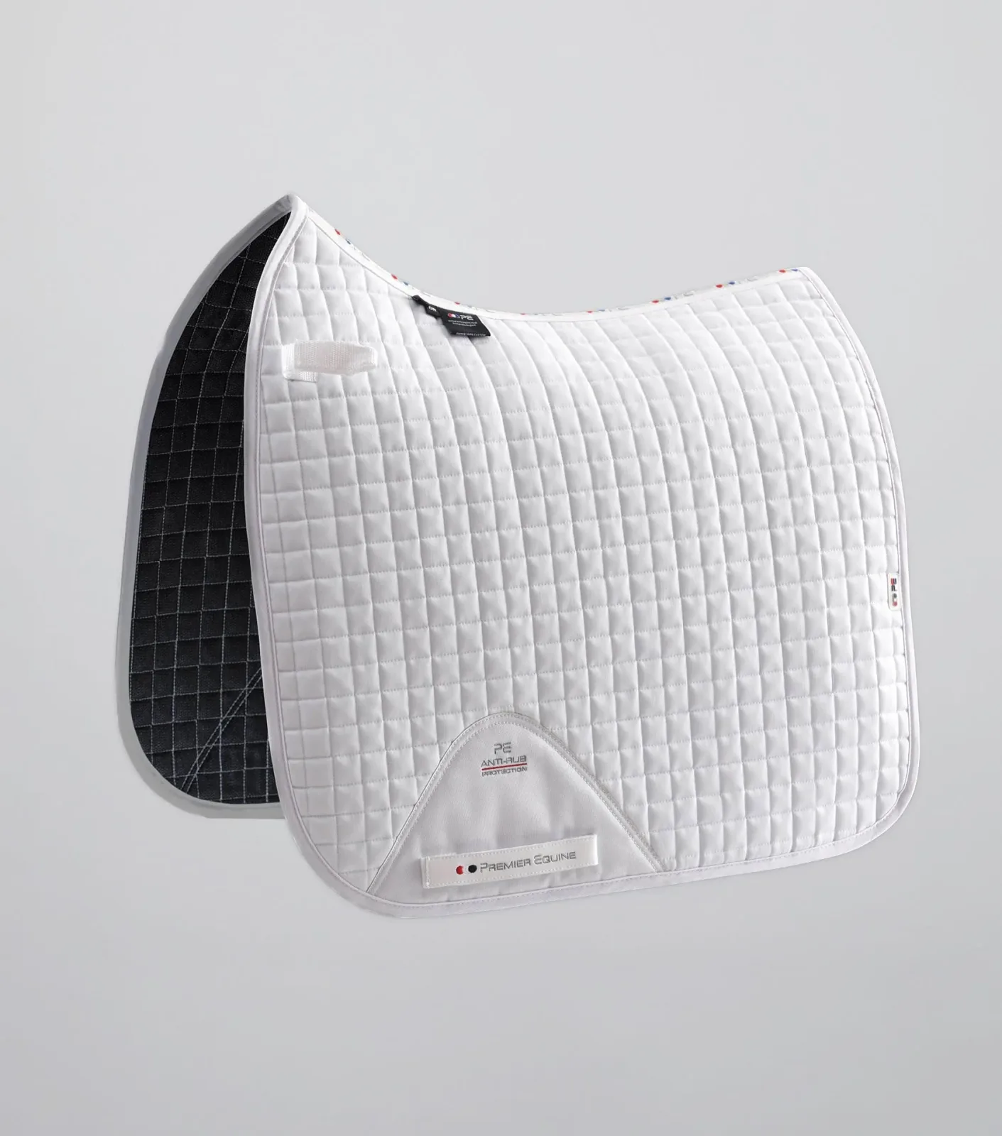 Close Contact Cotton Dressage Saddle Pad White