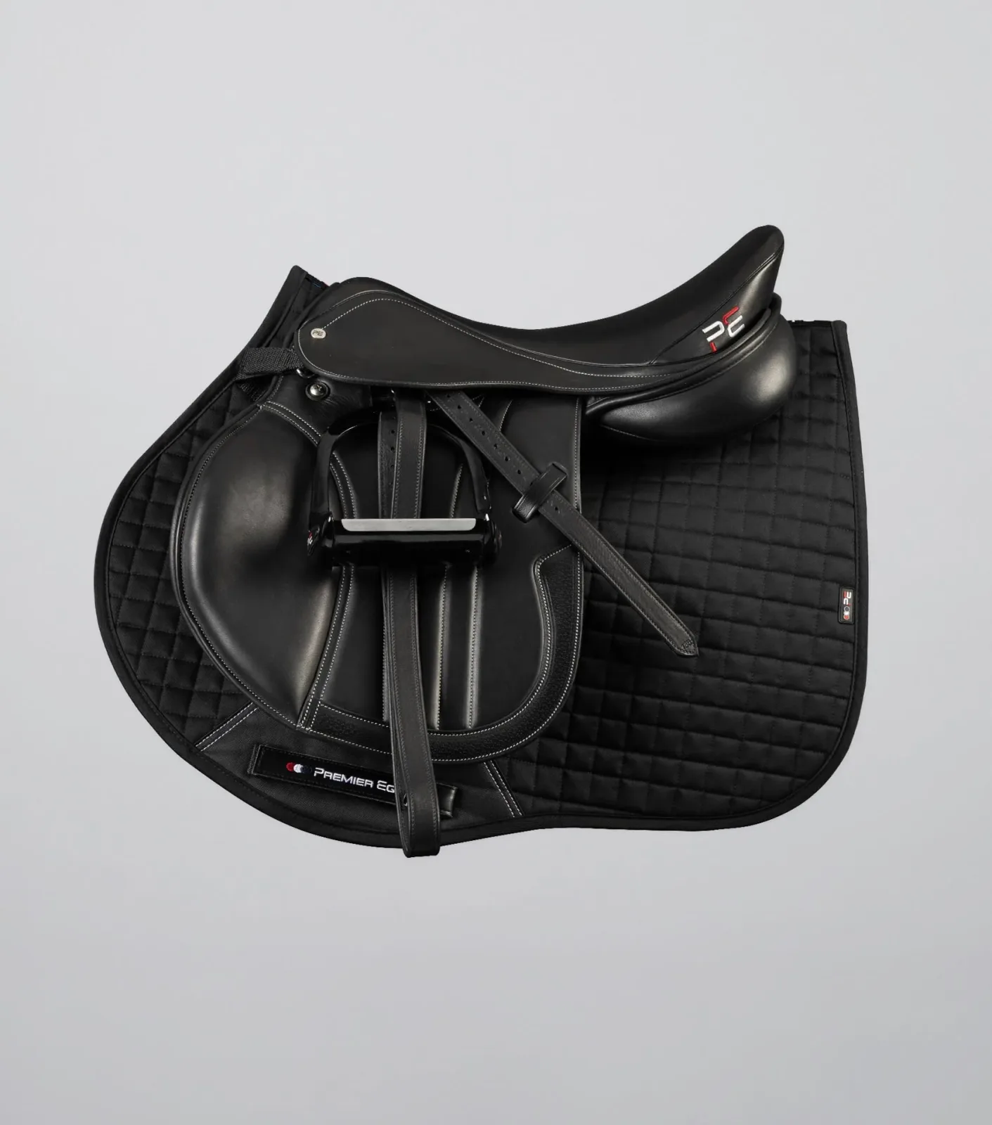 Close Contact Cotton GP/Jump Saddle Pad Black - Image 2