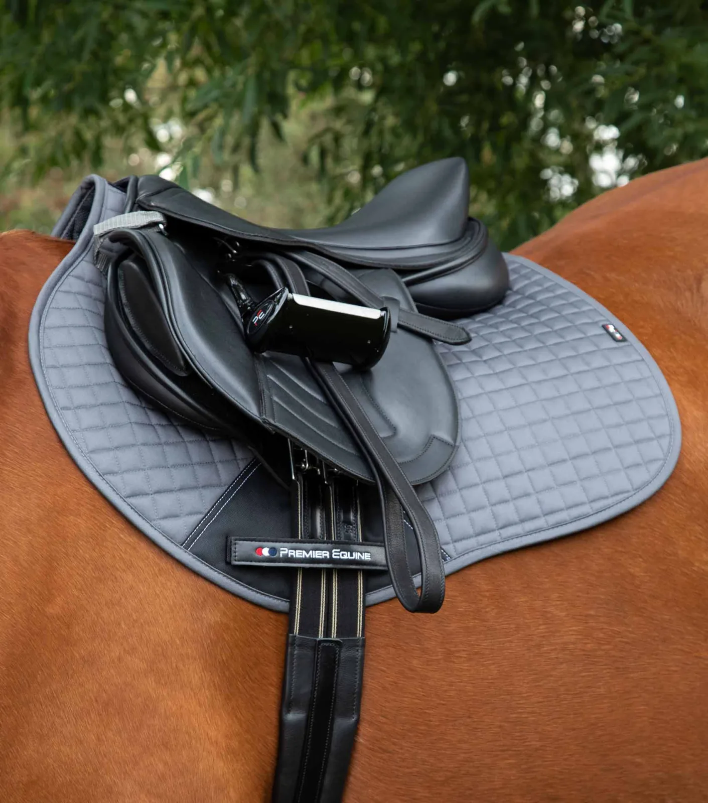 Close Contact Cotton GP/Jump Saddle Pad Grey - Image 2