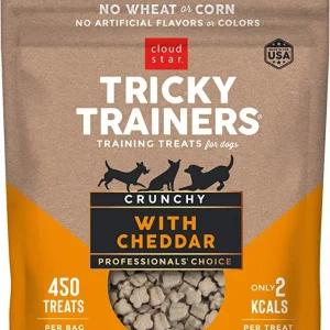 Cloud Star Chewy Tricky Trainers Cheddar Dog Treats