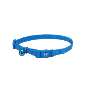 Coastal Cat Adjustable Breakaway Safety Collar Blue Lagoon {L+1} 761042