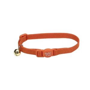Coastal Cat Adjustable Breakaway Safety Collar Sunset Orange {L+1} 761048