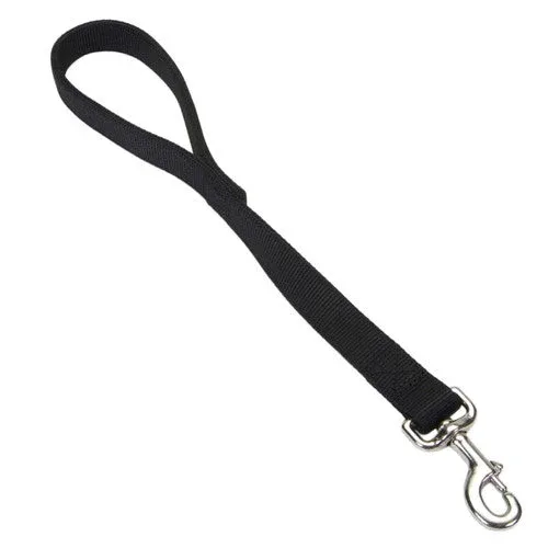 Coastal Double-Ply Nylon Traffic Dog Leash Black 1 in x 24 in - Image 2