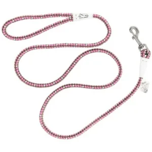 Coastal K9 Explorer 6' Rope Snap Leash Rosebud Pink