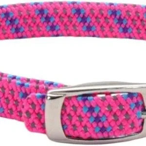 Coastal Pet Elastacat Reflective Safety Collar with Charm Pink