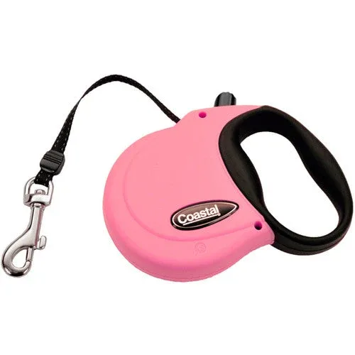Coastal Retractable Dog Leash Pink 12ft XS - Image 2