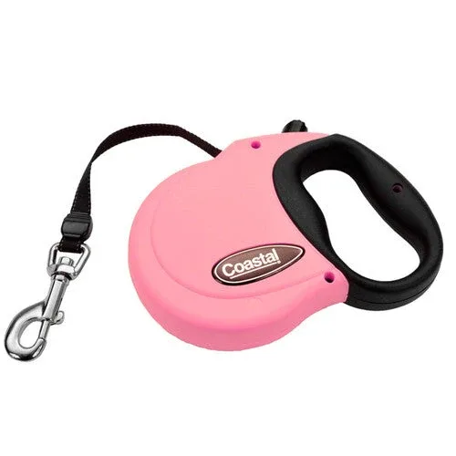 Coastal Retractable Dog Leash Pink 16ft LG - Image 2