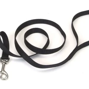 Coastal SinglePly Nylon Dog Leash Black, 3/4 in x 4 ft