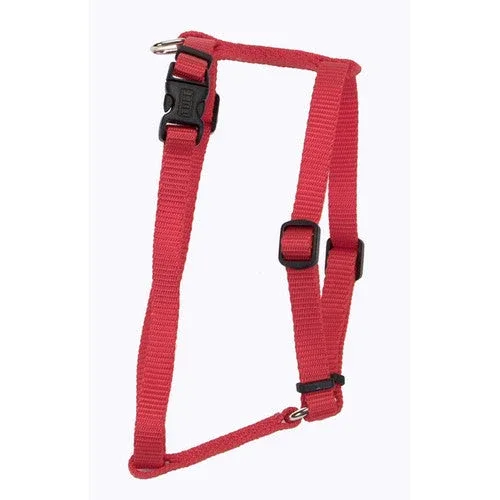 Coastal Standard Adjustable Nylon Dog Harness Red MD 3/4in X 18-30in - Image 2