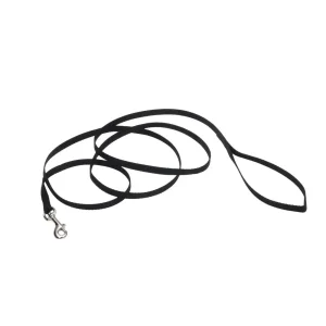 Coastal Style 306 3/8" x 6' Nylon Web Training Lead Black {L+b}764220(RR)
