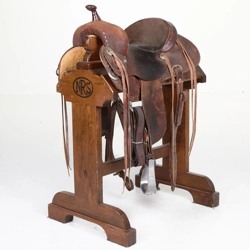 Coats Used 13.5in Roughout with Buckstitch Barrel Saddle