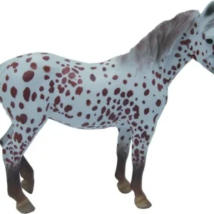 Collecta Chestnut Leopard British Spot Pony Mare