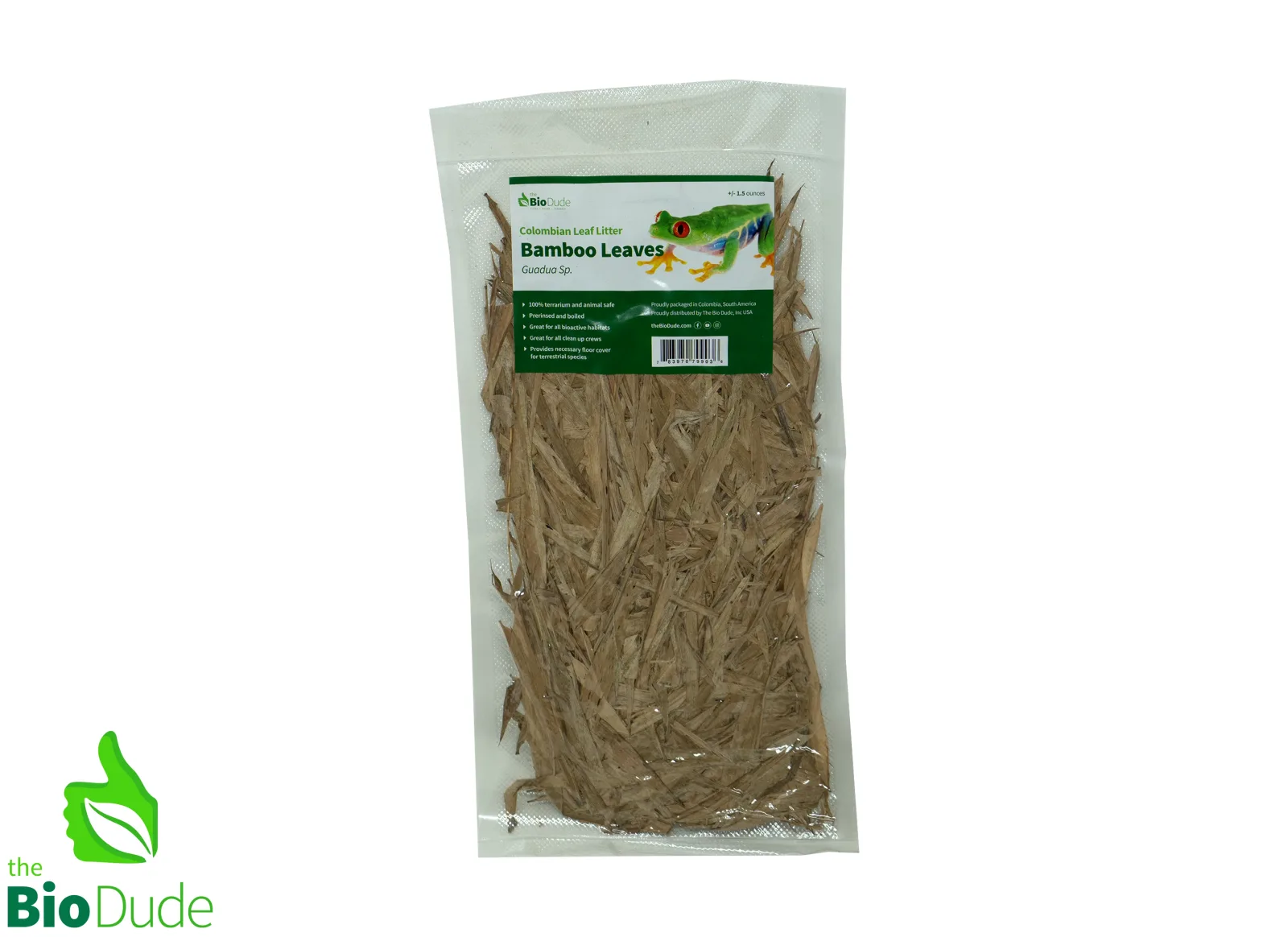 Colombian Leaf Litter - Bamboo Leaves - Guadua Sp. 1.5 oz - Image 2