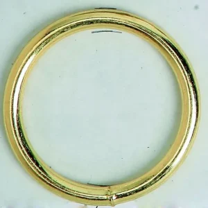 Colorado Saddle Brass Plated Ring Brass
