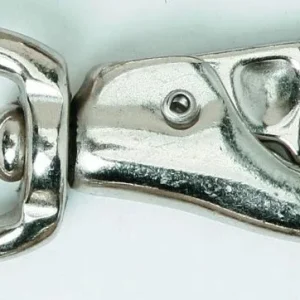 Colorado Saddle Nickel Plated Bull Snap 7-8 Nickel