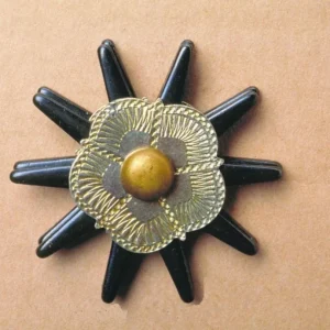 Colorado Saddlery 10 Point Nickel Rowels 2.25 Brn