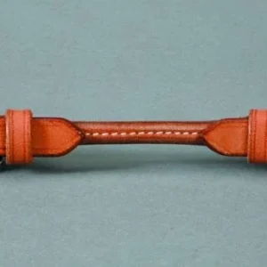 Colorado Saddlery Round Leather Curb Strap Brn