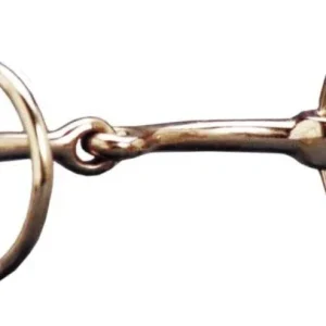 ColoradoSaddlery Nickel Plated Ring Snaffle Bit 5