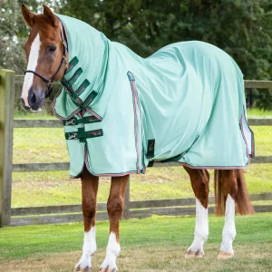 Combo Mesh Air Fly Rug with Surcingles Green