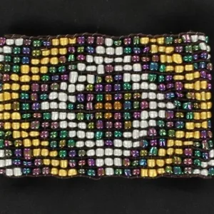 Concentric Diamonds Stretch Cuff Style Bracelet