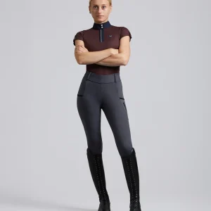 Concerto Ladies Riding Tights Dove Slate Grey