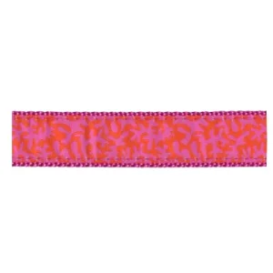 Coral -- Orange on Raspberry
