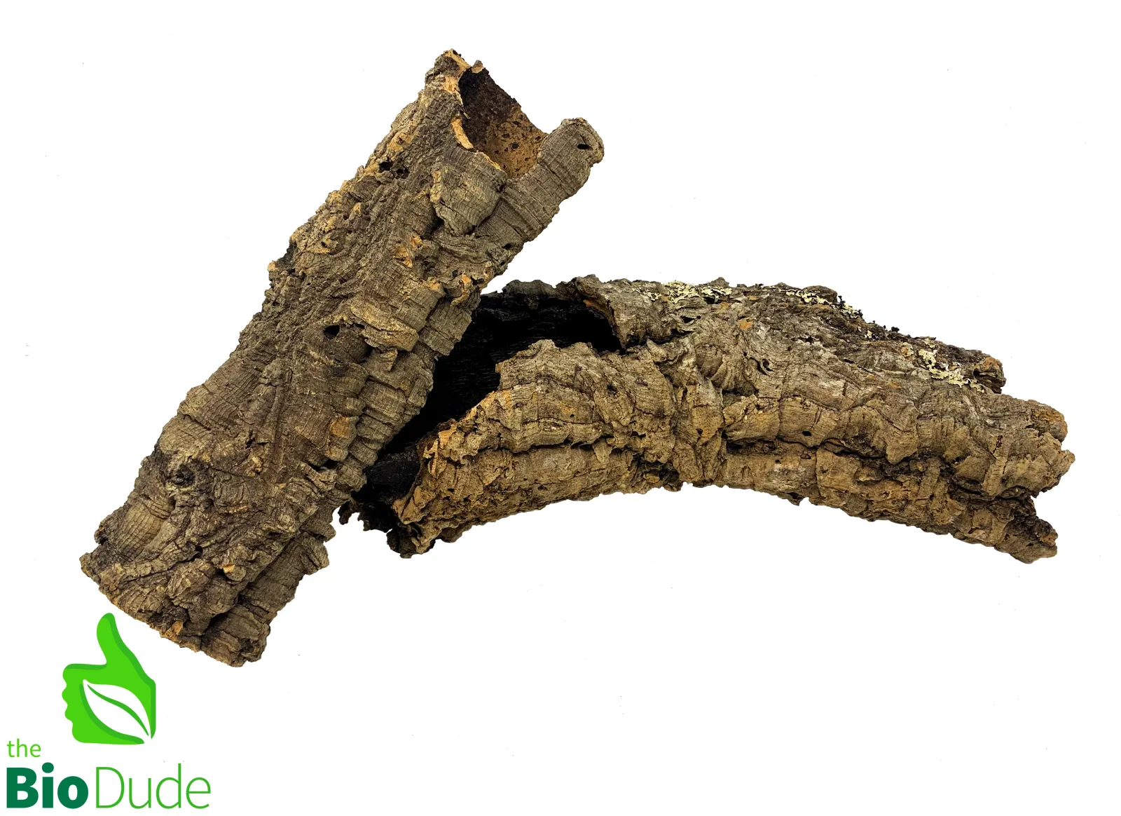 Cork Bark Tubes for Reptiles, Amphibians & Bioactive Habitats