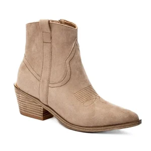 Corkys Footwear Women`s Quittin Time Sand Faux Suede Bootie