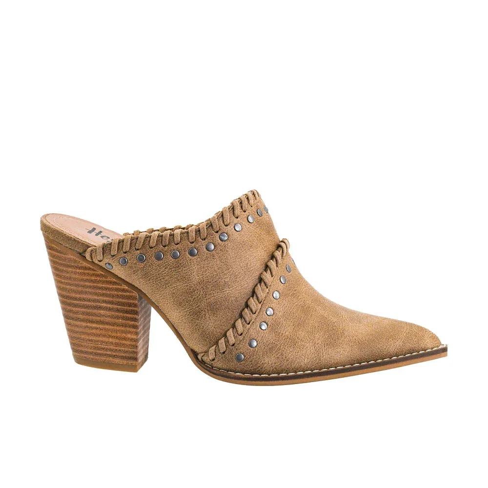 Corkys Footwear Women's Tan Suede Mini Cow Mule - Image 2