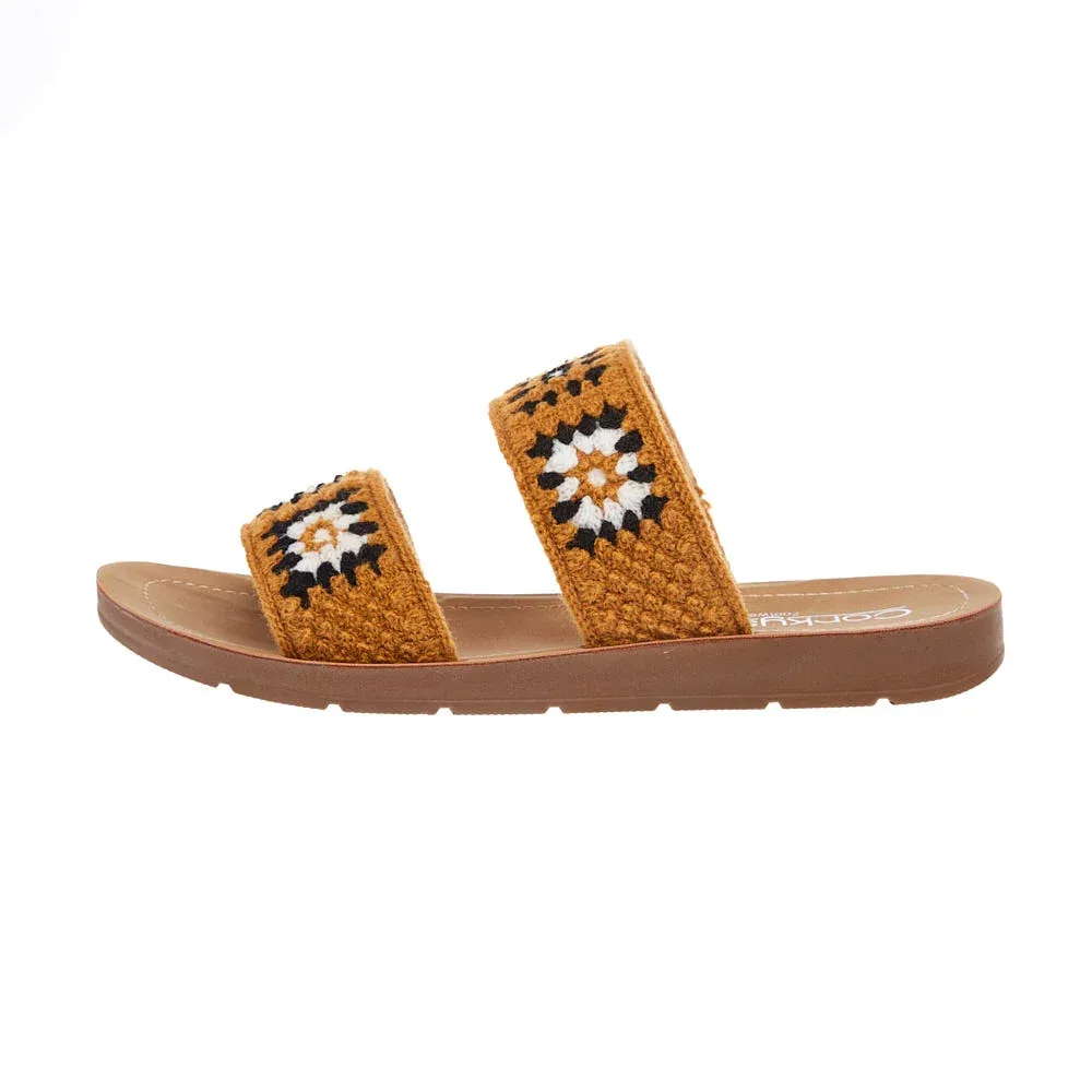 Corkys Footwear Women's Toodles Crocheted Two Strap Sandal - Image 2