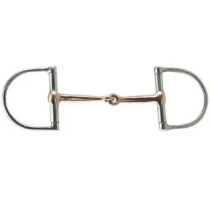 Coronet Large Dee Snaffle with Copper Mouth Bit 5.5