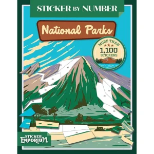 Cottage Door Press Sticker By Number National Parks