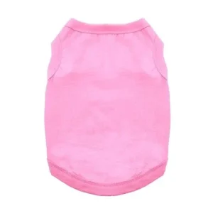 Cotton Dog Tank - Carnation Pink
