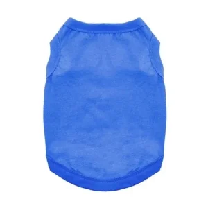Cotton Dog Tank - Nautical Blue