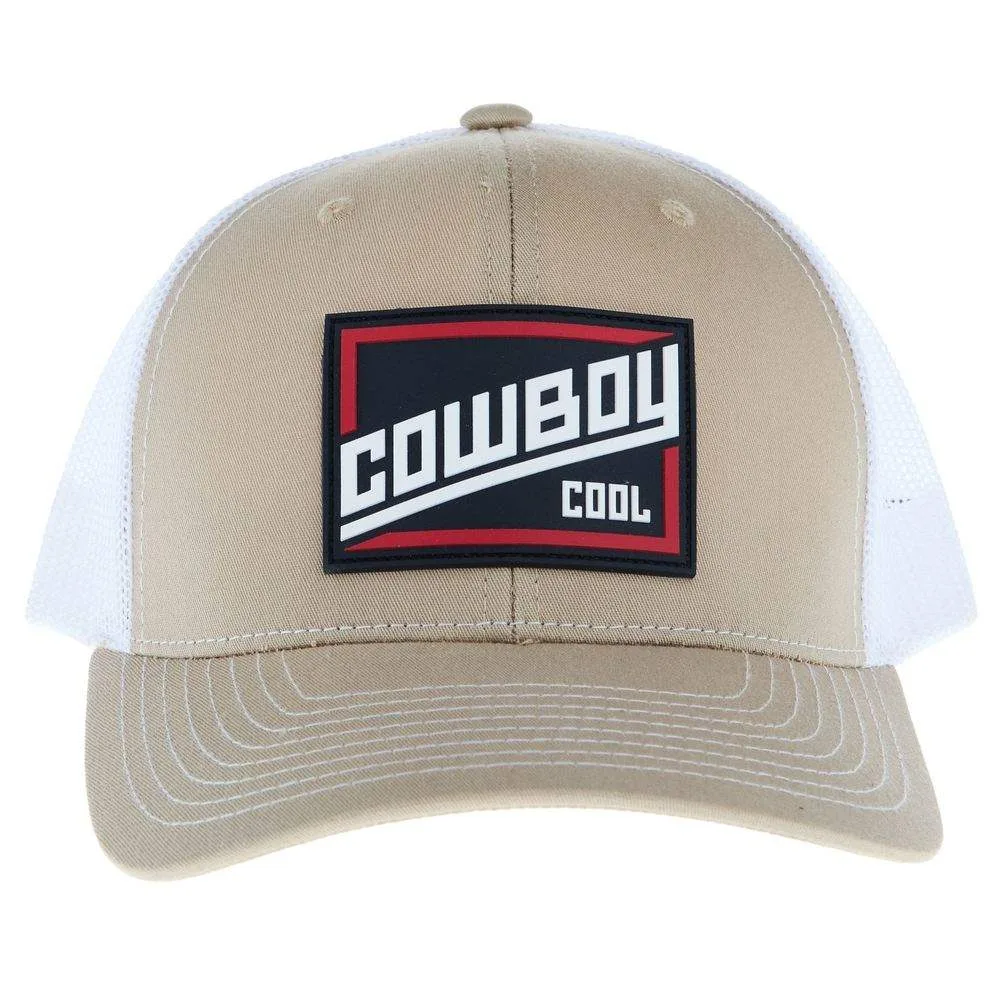Cowboy Cool Slant Khaki Cap - Image 2