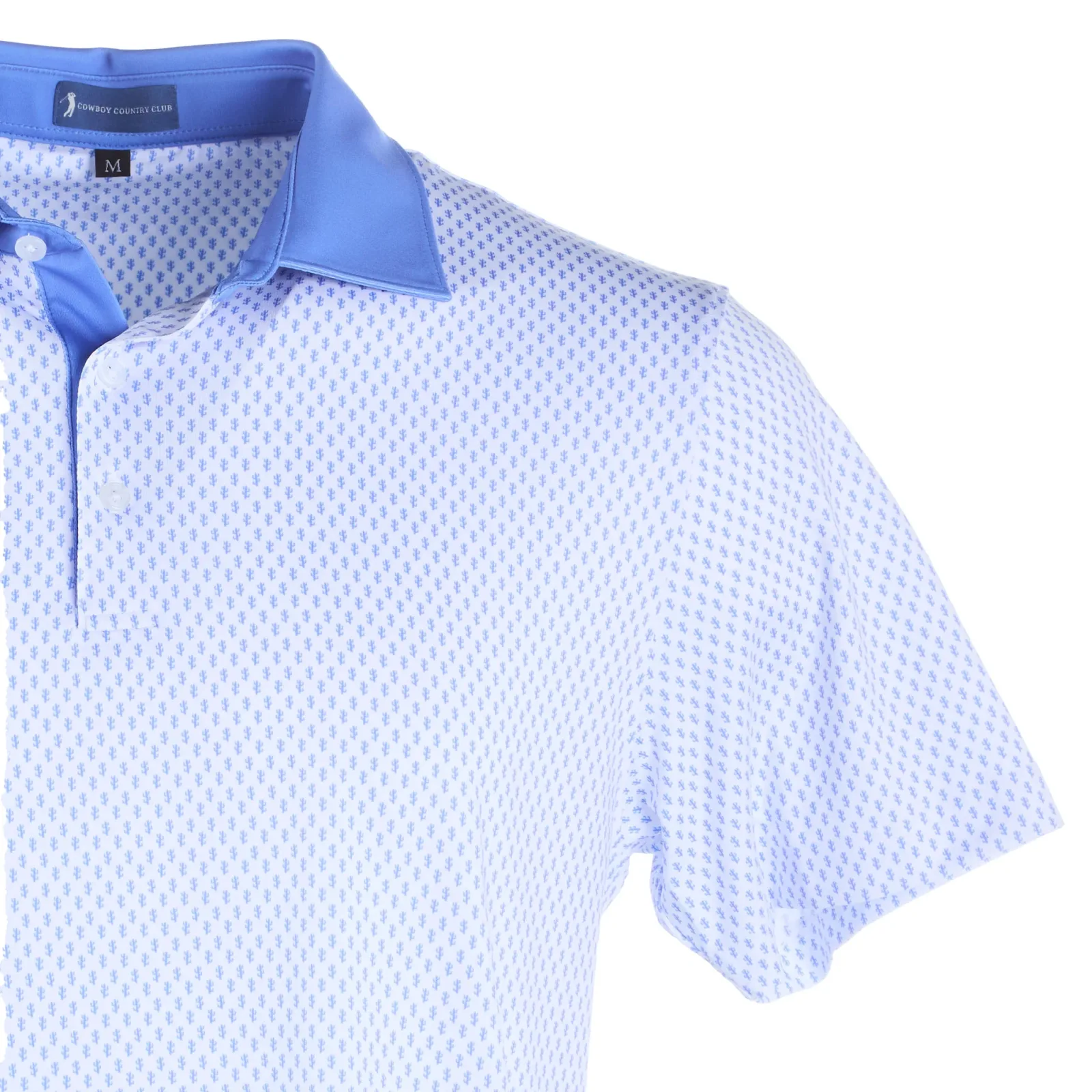 Cowboy Country Club Llc Club Cactus Print Polo - Image 2