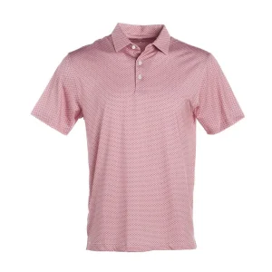 Cowboy Country Club Llc Men's Brick Diamondback Polo
