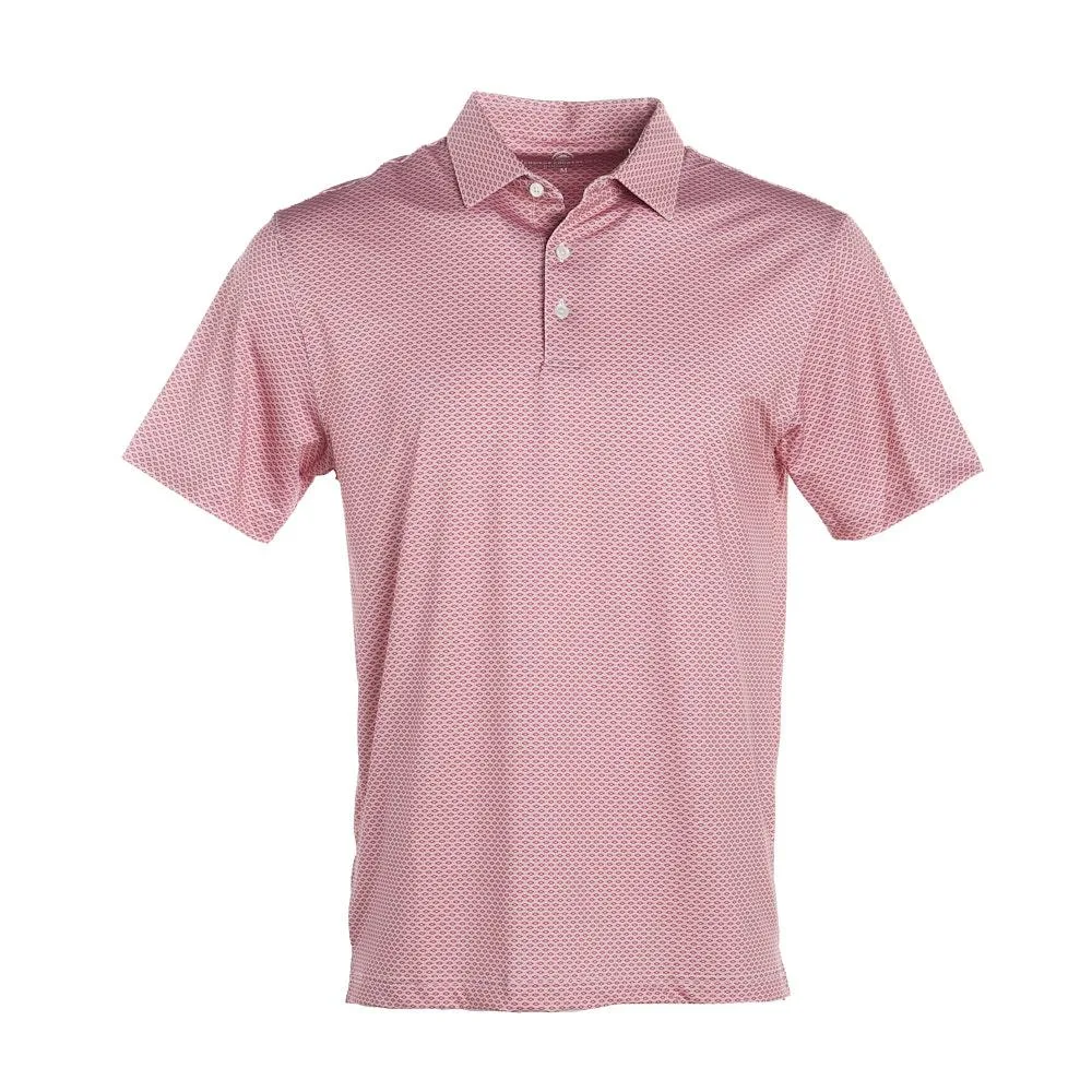 Cowboy Country Club Llc Men's Brick Diamondback Polo