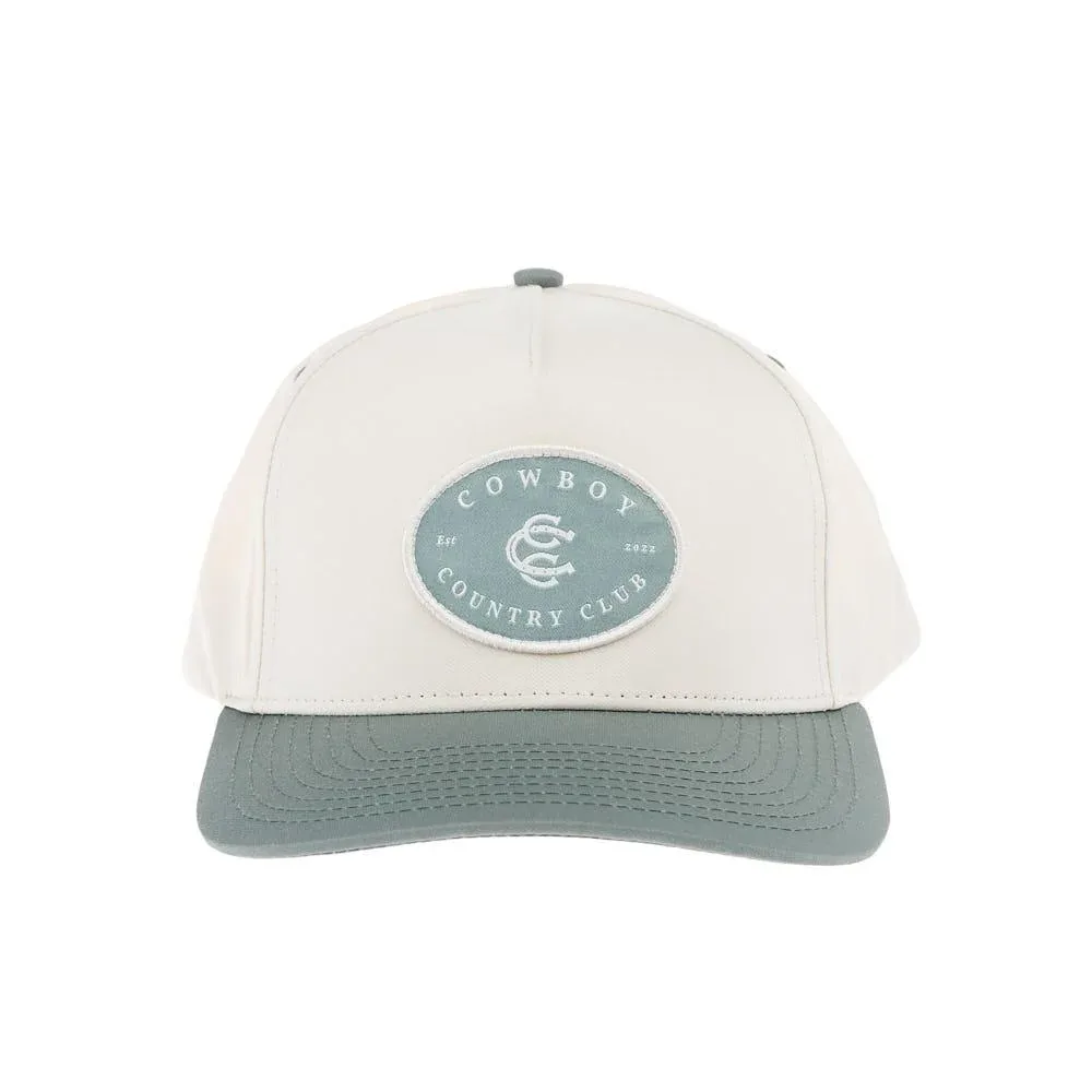 Cowboy Country Club Llc Two Tone Green Patch Cap