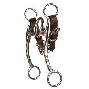 Cowboy Tack Bernard Fonck Smooth Copper Correction Port 7 1/2in Shank Bit