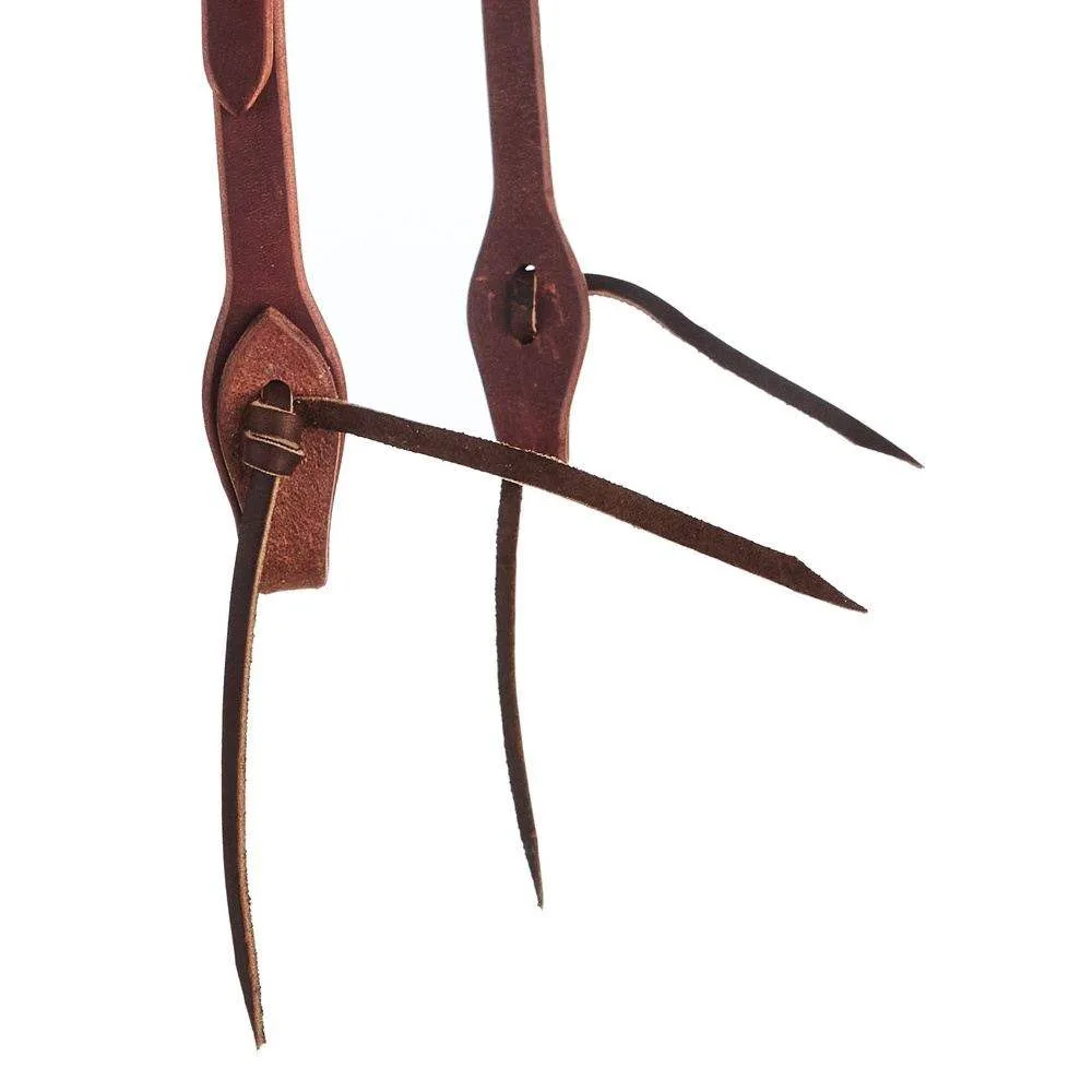 Cowperson Tack 5/8`` Cutting Cart Buckle Slot Ear Headstall - Image 2