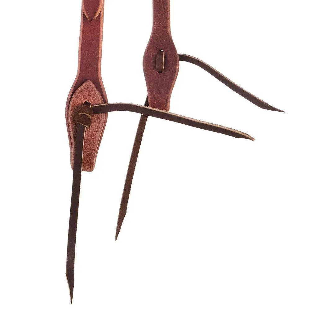 Cowperson Tack 5/8`` Turkey Buckle Slot Ear Headstall - Image 2