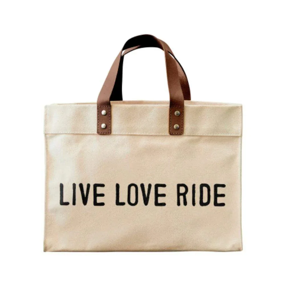 Creative Brands Live Love Ride Canvas Bag