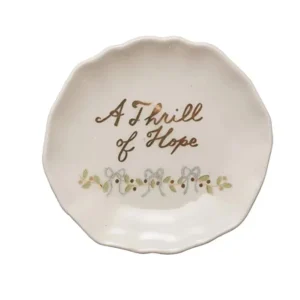 Creative Co-Op A Thrill Of Hope Dish