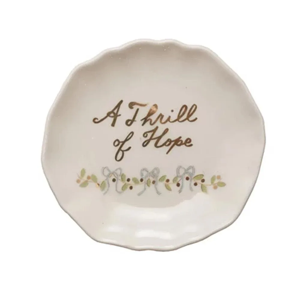 Creative Co-Op A Thrill Of Hope Dish