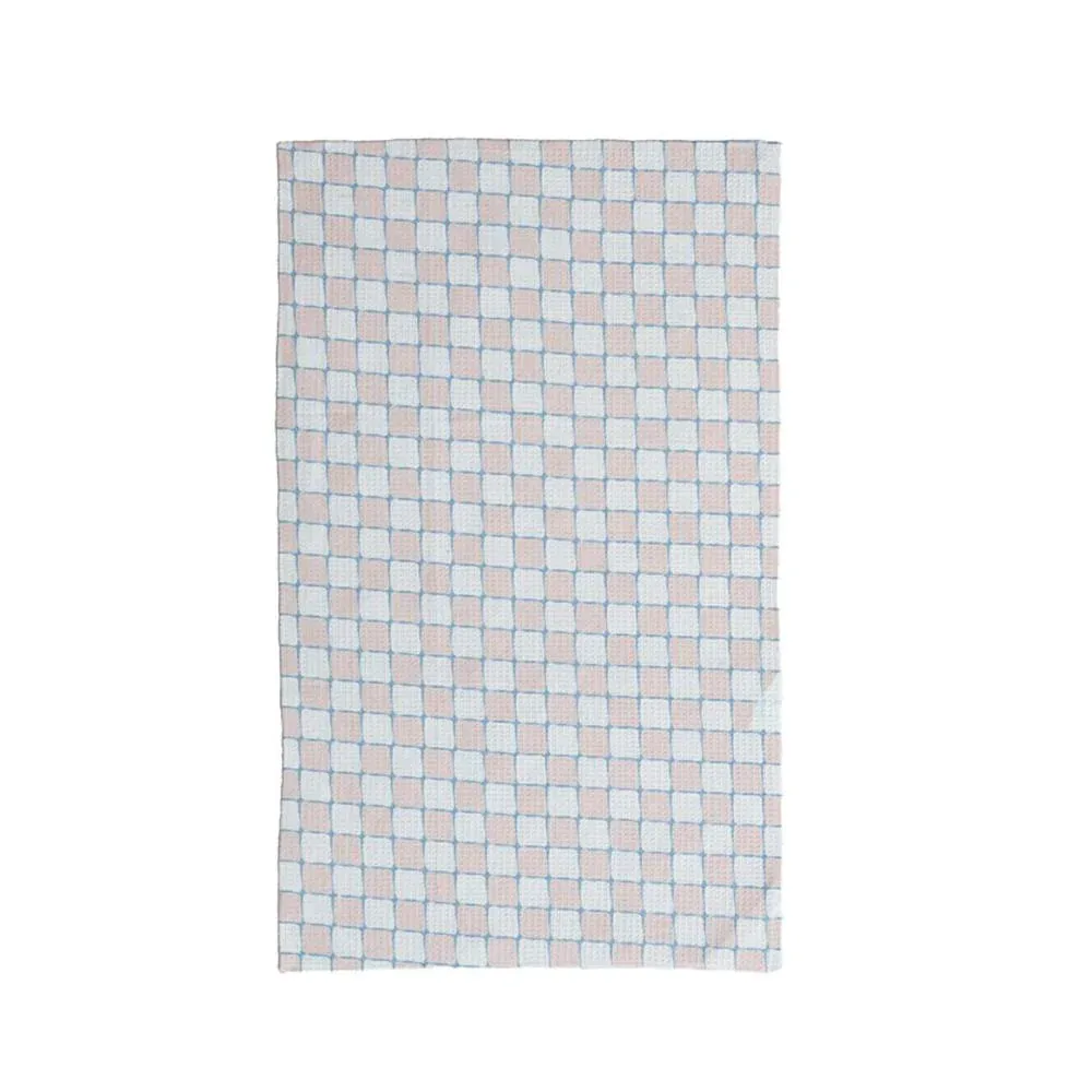 Creative Co-Op Check Print Micro Tea Towel